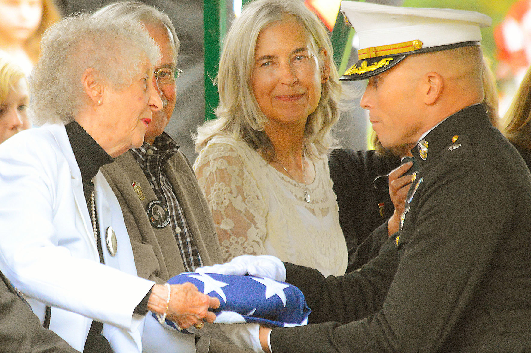 Pfc. John Taylor Burke burial